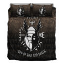Ligerking Bedding Set - Odin God Of War And Death Bedding Set A7