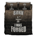 Ligerking Bedding Set -I Wasn't Born I Was Forged Bedding Set A7