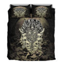 Ligerking Bedding Set - Viking Warrior Old and Skull Bedding Set A35