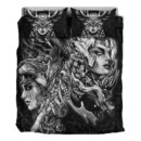Ligerking Bedding Set - Valkyries And Bear Raven Tree Cletic Bedding Set A95