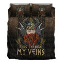 Ligerking Bedding Set - Viking Blood Run Through My Veins Bedding Set A7