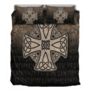 Ligerking Bedding Set - Celtic Symbol Norse Mythology Valhalla Bedding Set A7
