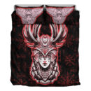 Ligerking Bedding Set - Viking Valkyrie Red Bedding Set A95