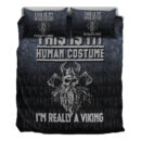 Ligerking Bedding Set -This-Is-My-Human-Costume-I'm-Really-A-Viking Bedding Set A7