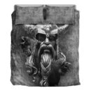 Ligerking Bedding Set - Raven Viking Odin Bedding Set A95