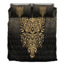 Ligerking Bedding Set - Odin The Allfather Asgard God And Chief Of Aesir - Gold Version Bedding Set A7