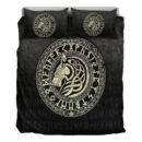 Ligerking Bedding Set - Viking Wolf - Gold Version Bedding Set A7