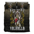 Ligerking Bedding Set -Victory Or Valhalla Norse Myth Viking Historical Bedding Set A7