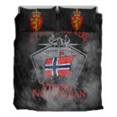 Ligerking Bedding Set - Viking Norway Drakka Scandinavian Bedding Set A31