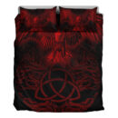 Ligerking Bedding Set - Raven Tree Cletic Red Bedding Set A95
