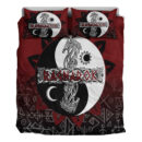 Ligerking Bedding Set - Ragnarok Skoll and Hati Style Bagua Bedding Set A35