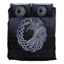 Ligerking Bedding Set - Vikings Raven - Special Blue Version Bedding Set A7