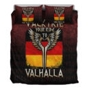 Ligerking Bedding Set - Valkyrie Your Ride to Valhalla Germany Bedding Set A7