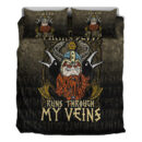 Ligerking Bedding Set -Viking Blood Runs Through My Veins Bedding Set A7