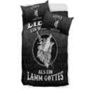 Ligerking Bedding Set - Lieber Ein Wolf Odins Als Ein Lamm Gottes Bedding Set A7