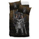Ligerking Bedding Set - Viking Dark Warrior Bedding Set A7