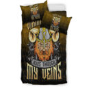 Ligerking Bedding Set - Viking Blood Runs Through My Veins Bedding Set A7