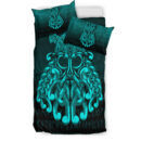 Ligerking Bedding Set - Vikings Odin Valhalla - Cyan Version Bedding Set A7