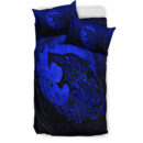 Ligerking Bedding Set - Fenrir Viking 3D Tattoo - Blue Version Bedding Set A7