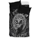 Ligerking Bedding Set - Celtic Raven Axe Viking Bedding Set A95