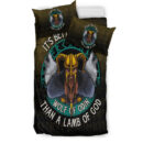 Ligerking Bedding Set - Its Better To Be A Wolf Of Odin Than A Lamb Of God Bedding Set A7