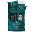 Ligerking Bedding Set - Raven of Odin and Symbol Ligerking Cyan Bedding Set A35