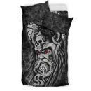 Ligerking Bedding Set - Raven Of Odin Viking Skull Viking Bedding Set A95