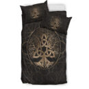 Ligerking Bedding Set - Tree of Life Yggdrasil with Triquetra Bedding Set A7