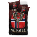 Ligerking Bedding Set - Valkyrie Your Ride to Valhalla Norway Bedding Set A7