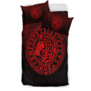 Ligerking Bedding Set - Viking Wolf - Red Version Bedding Set A7