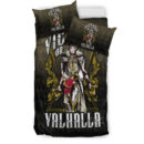Ligerking Bedding Set -Victory Or Valhalla Norse Myth Viking Historical Bedding Set A7
