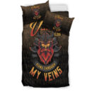 Ligerking Bedding Set - Viking Blood Run Through My Veins Bedding Set A7