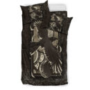 Ligerking Bedding Set - Viking Raven Celtic Sun and Moon Bedding Set A35