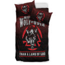 Ligerking Bedding Set - Better To Be A Wolf Of Odin Than A Lamb Of God Bedding Set A7