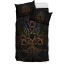 Ligerking Bedding Set - Colorful Tree of Life With Triquetra Bedding Set A7