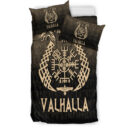 Ligerking Bedding Set - Victory or Valhalla - Gold Version Bedding Set A7