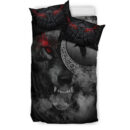 Ligerking Bedding Set - Angry Moon Wolf Bedding Set A31
