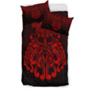 Ligerking Bedding Set - Vikings Odin Valhalla - Red Version Bedding Set A7