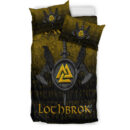 Ligerking Bedding Set - Ragnar Lothbrok - Ragnar Lodbrok - Viking Warrior - Gold Version Bedding Set A7