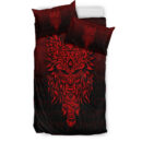 Ligerking Bedding Set - Odin The Allfather Asgard God And Chief Of Aesir - Red Version Bedding Set A7
