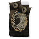 Ligerking Bedding Set - Vikings Raven - Gold Version Bedding Set A7