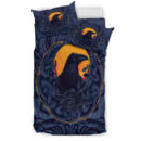 Ligerking Bedding Set - Raven Celtic Yggdrasil and Runes Bedding Set A35