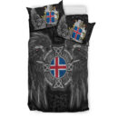 Ligerking Bedding Set - Iceland Viking Raven Bedding Set A95