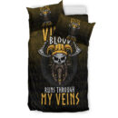Ligerking Bedding Set - Viking Blood Run Through My Veins Bedding Set A7