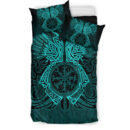 Ligerking Bedding Set - Two Raven Cletic Turquoise Tree Cletic Bedding Set A95