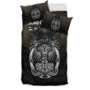 Ligerking Bedding Set - Vikings Ravens Mjolnir Bedding Set A7