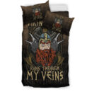 Ligerking Bedding Set - Viking Blood Run Through My Veins Bedding Set A7