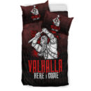 Ligerking Bedding Set - Valhalla Here I Come Viking Bedding Set A7