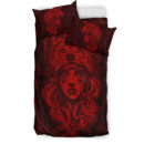 Ligerking Bedding Set - Valkyries And Bear Raven Turquoise Bedding Set A95