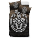 Ligerking Bedding Set -Thors-Hammer-Mjolnir-Viking-Torc-Norse-Pagan Bedding Set A7